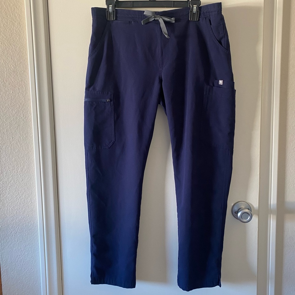 Figs Yola Skinny Scrub Navy Scrub Pants, M/P